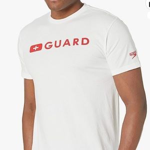 Speedo Men's Life Guard Short Sleeve T-Shirt Size small